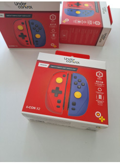 Paire de manettes ii-con Under Control – Bleu/Rouge