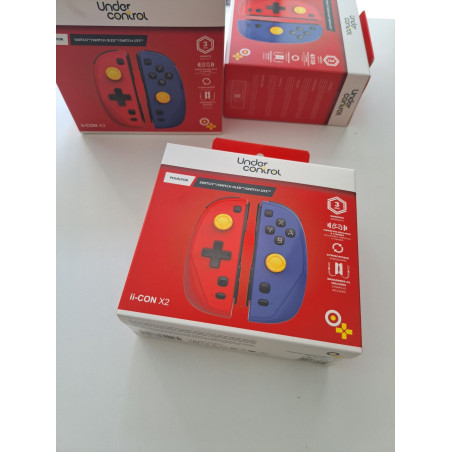 Paire de manettes SWITCH 1 Under Control – Bleu/Rouge