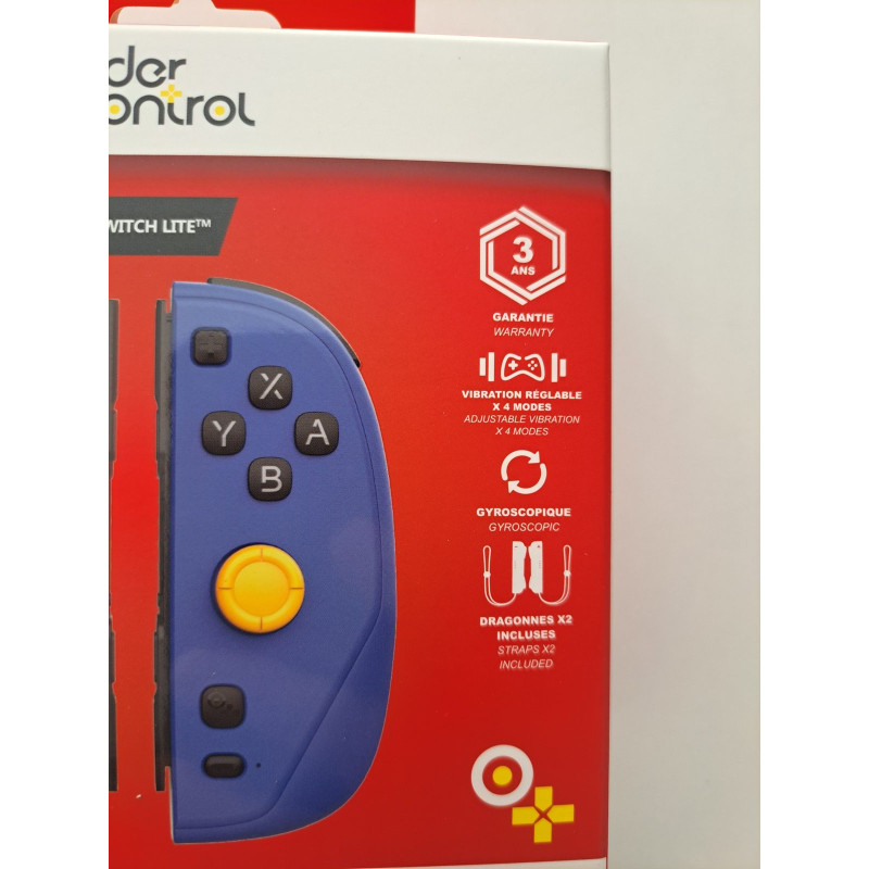 Paire de manettes SWITCH 1 Under Control – Bleu/Rouge