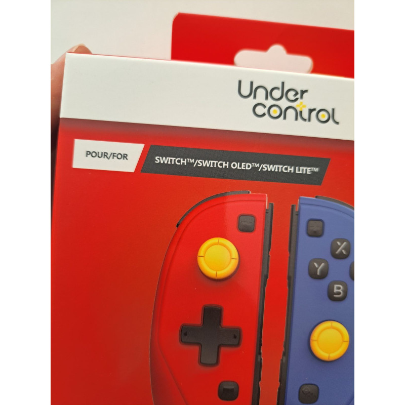 Paire de manettes SWITCH 1 Under Control – Bleu/Rouge