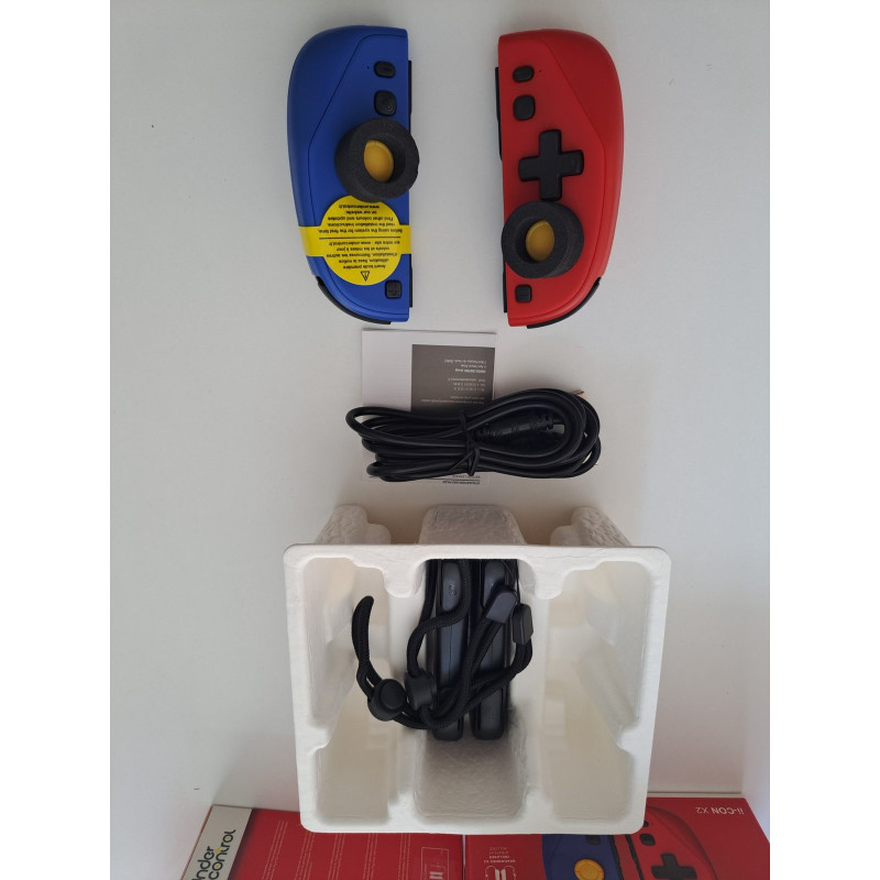 Paire de manettes SWITCH 1 Under Control – Bleu/Rouge