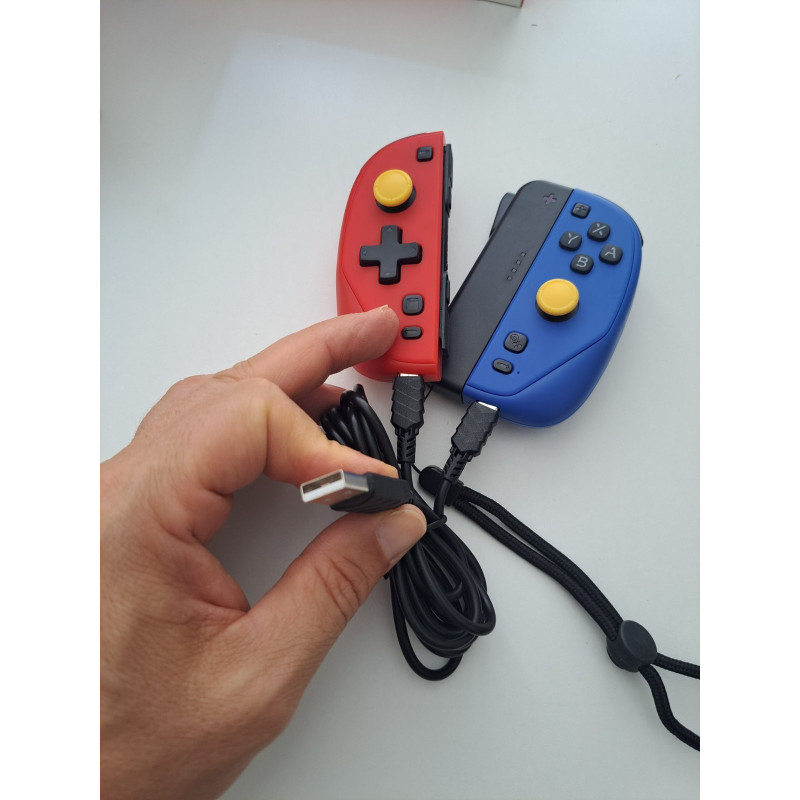 Paire de manettes SWITCH 1 Under Control – Bleu/Rouge