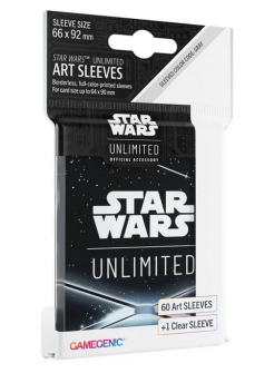 Star Wars Unlimited Art : Protèges-cartes dos noir