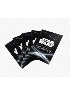 Star Wars Unlimited Art : Protèges-cartes dos noir 2