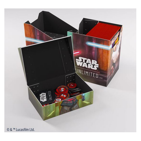Star Wars Unlimited Deck box soft crate - Obi-wan / Darth Maul
