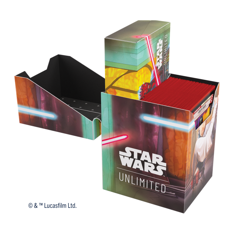 Star Wars Unlimited Deck box soft crate - Obi-wan / Darth Maul