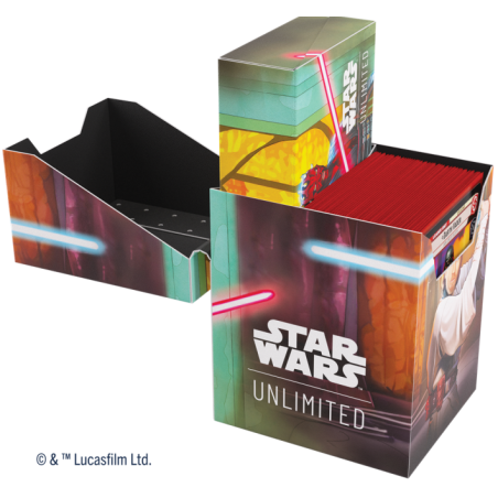 Star Wars Unlimited Deck box soft crate - Obi-wan / Darth Maul