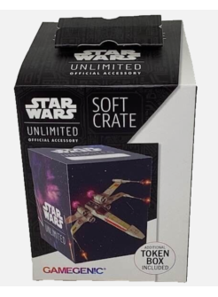 Star Wars Unlimited Deck box soft crate - X-wing / Tie Fighter 2