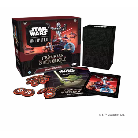 Star Wars : Unlimited Crépuscule de la République - Boîte Avant-première