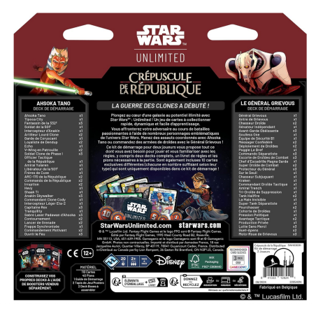 copy of Star Wars : Unlimited Crépuscule de la République - Boîte Avant-première
