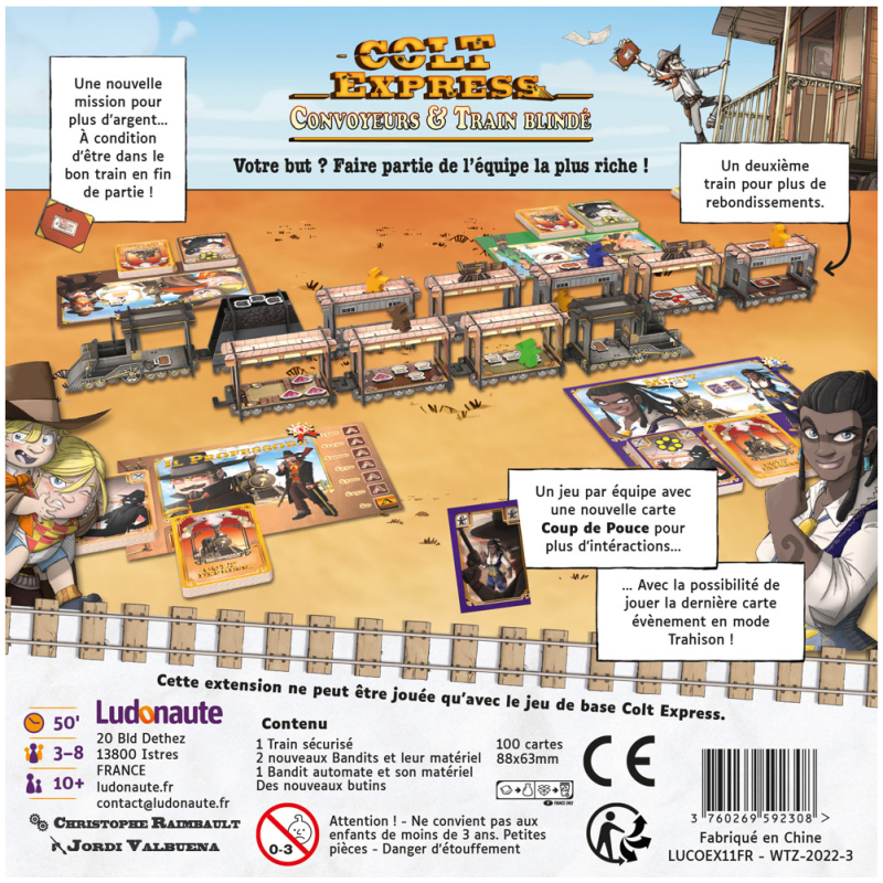 Colt Express - Convoyeurs & Train blindé - Extension