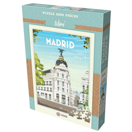 Puzzle Madrid Wim' 1000 Pieces