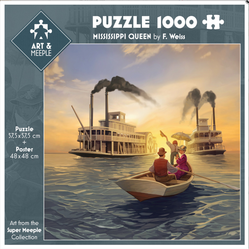 Art & Meeple – Puzzle Mississippi Queen