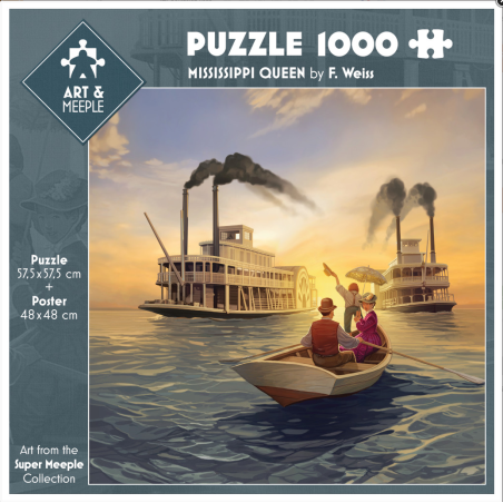 Art & Meeple – Puzzle Mississippi Queen