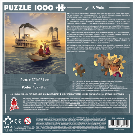 Art & Meeple – Puzzle Mississippi Queen