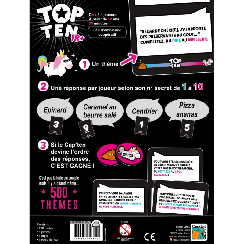 Top Ten 18+