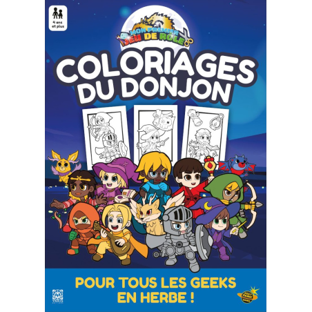 Mon Premier Jeu de Rôle - Coloriages du Donjon
