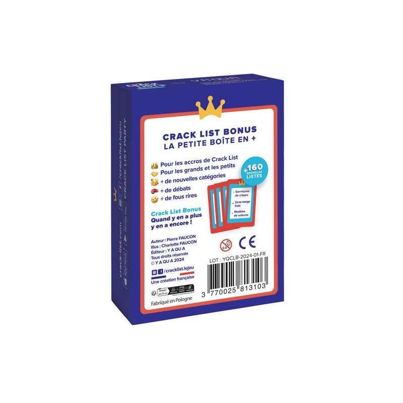 Crack List - Bonus 1