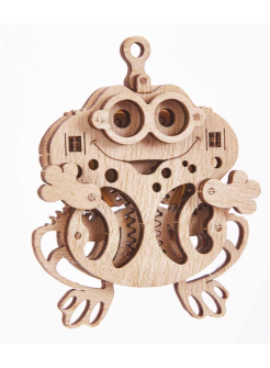 "Woodik Frog" - Puzzle mécanique en bois 3D