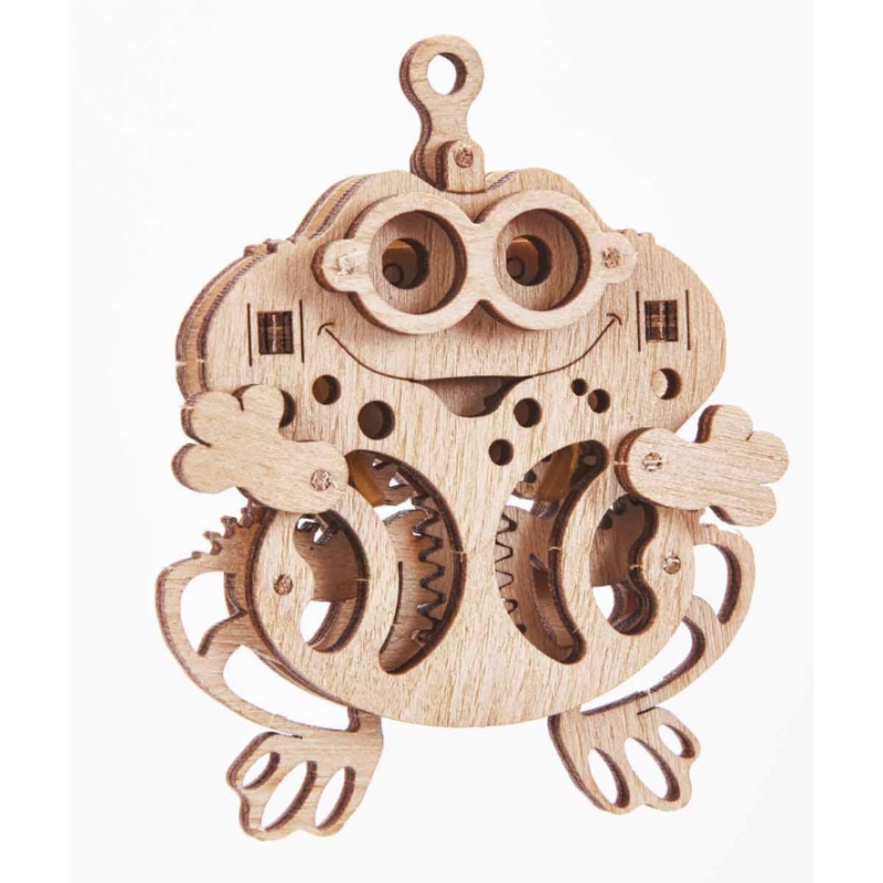 "Woodik Frog" - Puzzle mécanique en bois 3D