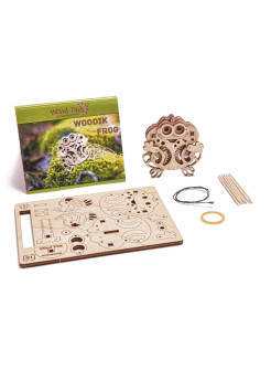 "Woodik Frog" - Puzzle mécanique en bois 3D 2