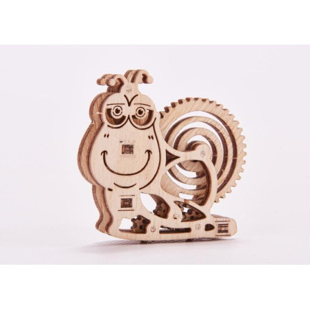 "Woodik Snail" - Puzzle mécanique en bois 3D
