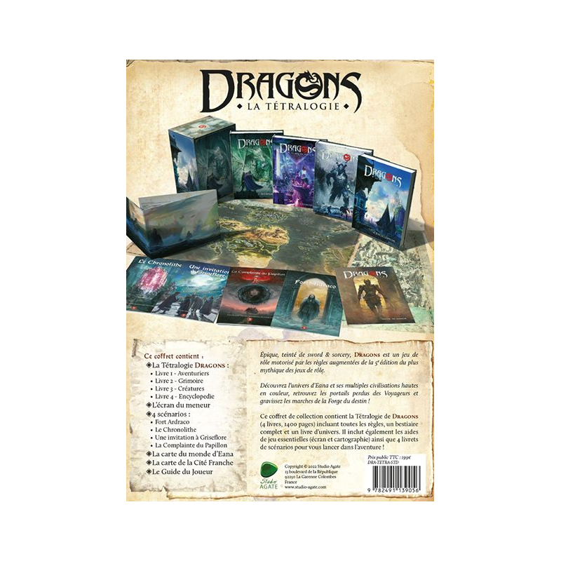 DRAGONS - Tétralogie (Ed. Standard)