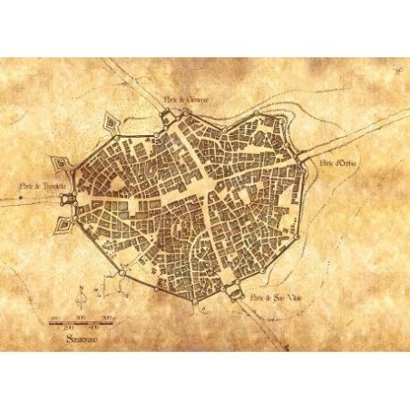 SHADE - Carte en tissu de SANSORANNO