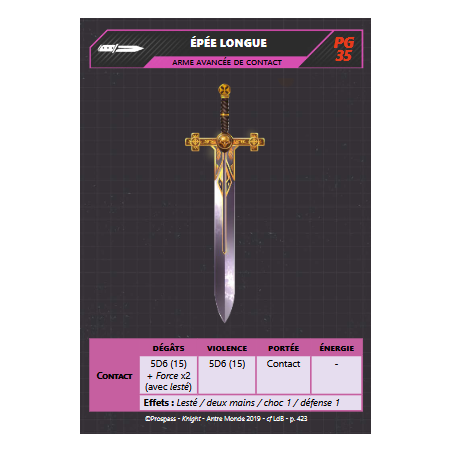 KNIGHT – Cartes Arsenal