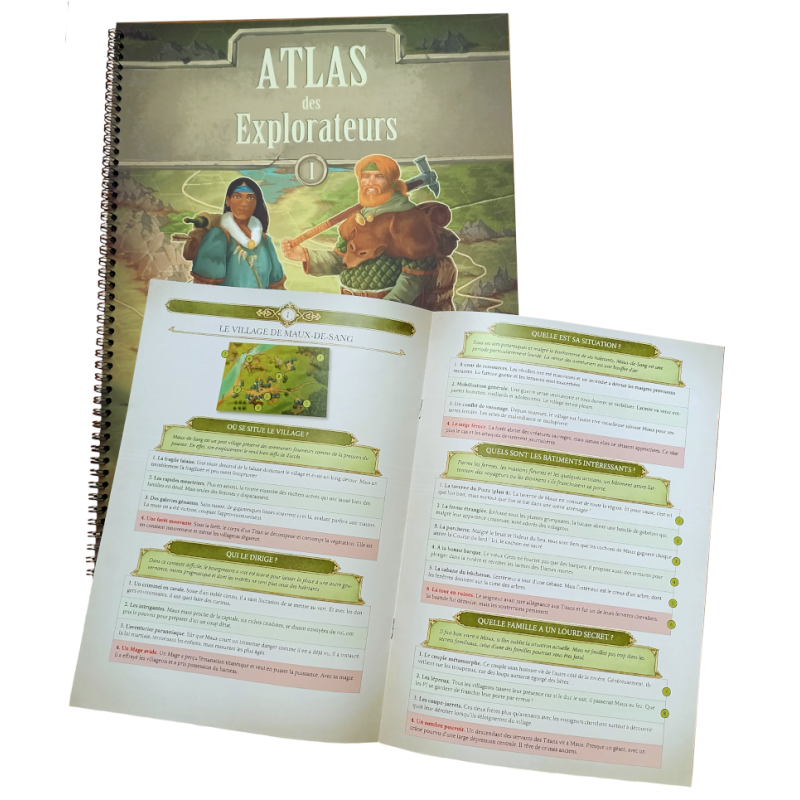 ATLAS DES EXPLORATEURS (BATTLEMAPS)