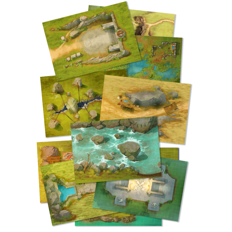 ATLAS DES EXPLORATEURS (BATTLEMAPS)