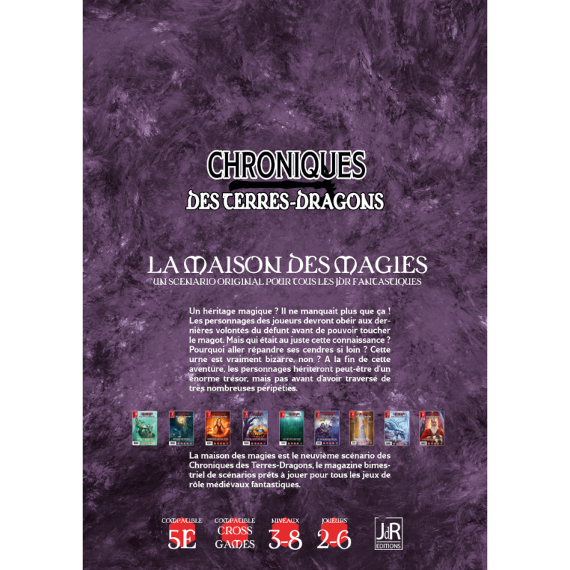 CHRONIQUES DES TERRES DRAGONS – N°8 – La maison des magies