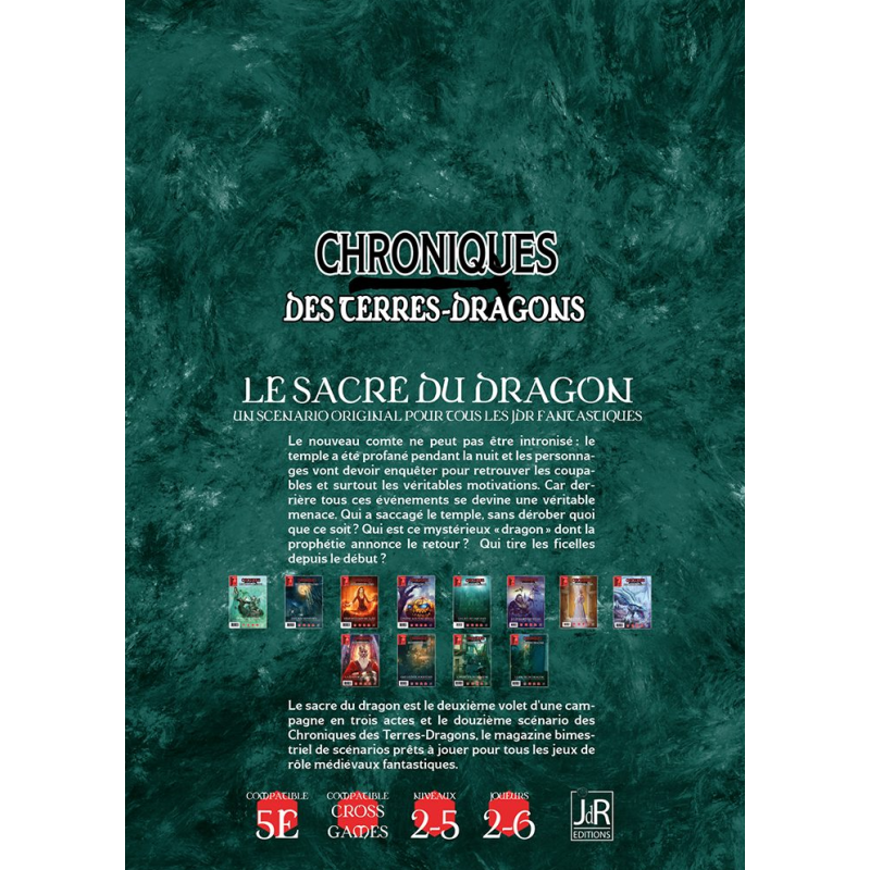 CHRONIQUES DES TERRES DRAGONS – N°11 – Le Sacre du Dragon